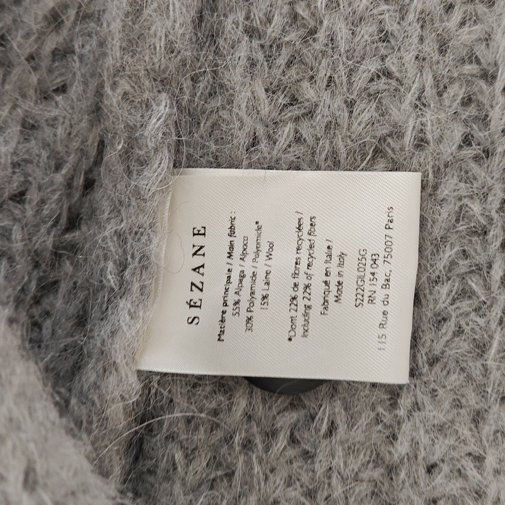 Sezane Emile cardigan in mottled gray, XSmall - Picture 11 of 16